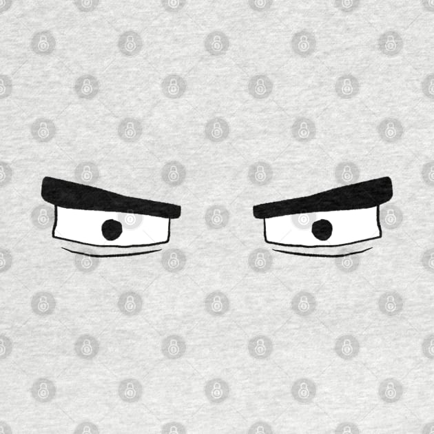 Cartoon Eyes - Grouchy Face by TheWanderingFools